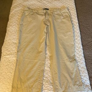Beige Casual Pants